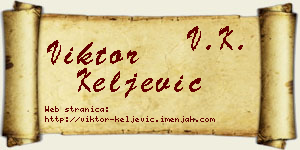 Viktor Keljević vizit kartica